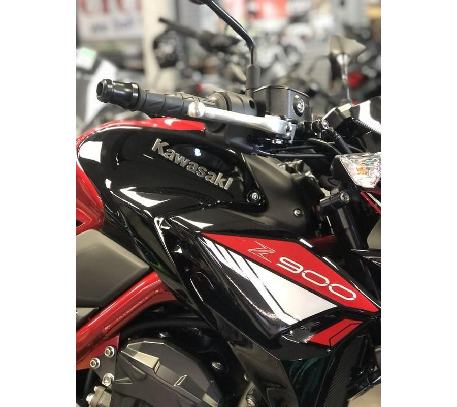 2024 Kawasaki Z900 ABS Candy Persimmon Red/Ebony