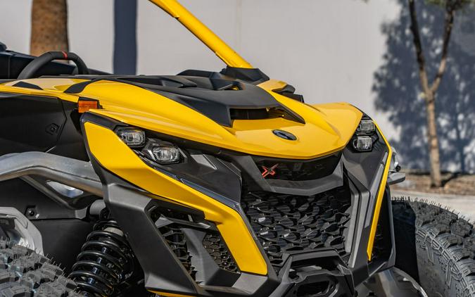 2024 Can-Am® Maverick R X RS with Smart-Shox Carbon Black & Neo Yellow