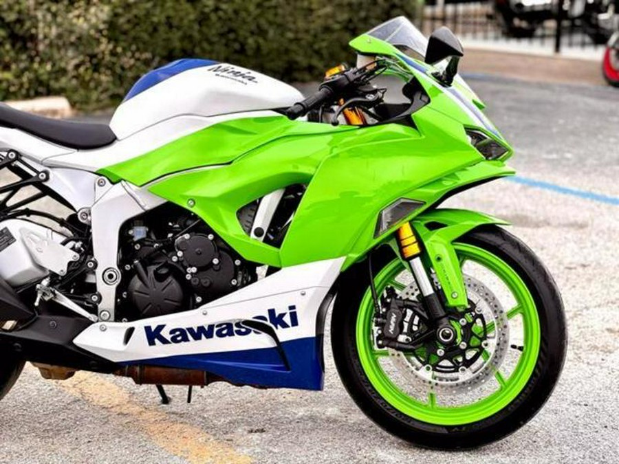 2024 Kawasaki Ninja® ZX™-6R 40th Anniversary Edition ABS