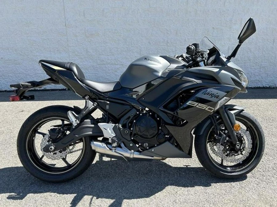 2024 Kawasaki Ninja 650 Metallic Matte Graphenesteel Gray/Ebony