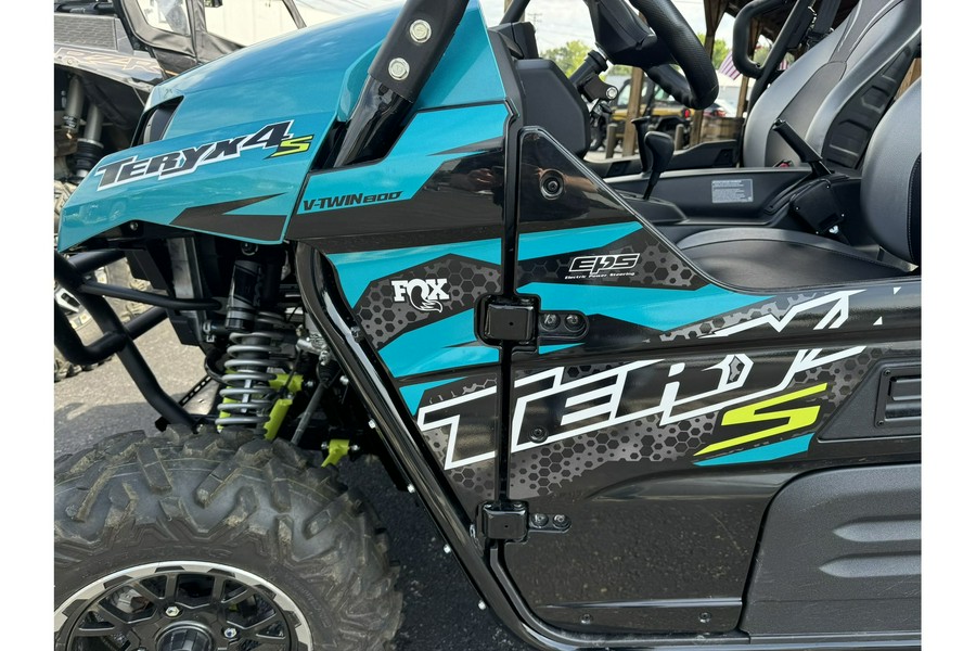 2023 Kawasaki TERYX4™ S LE - Metallic Electric Turquoise/Super Black (selling for customer)