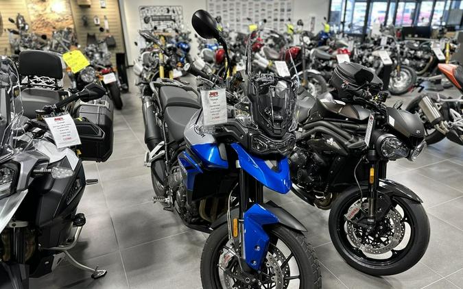 2021 Triumph Tiger 850 Sport Graphite Caspian Blue