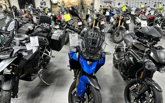 2021 Triumph Tiger 850 Sport Graphite Caspian Blue