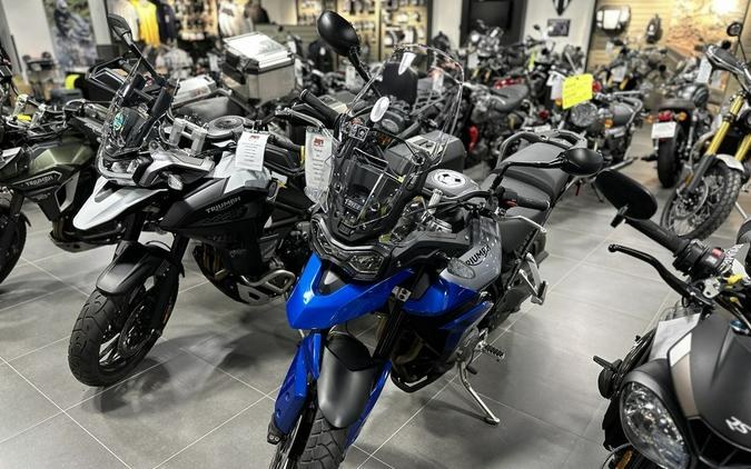 2021 Triumph Tiger 850 Sport Graphite Caspian Blue