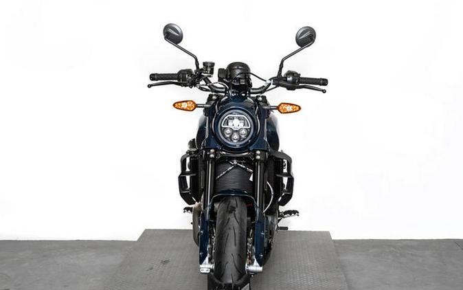 2024 Indian Motorcycle® FTR x 100% R Carbon Blue Candy Carbon