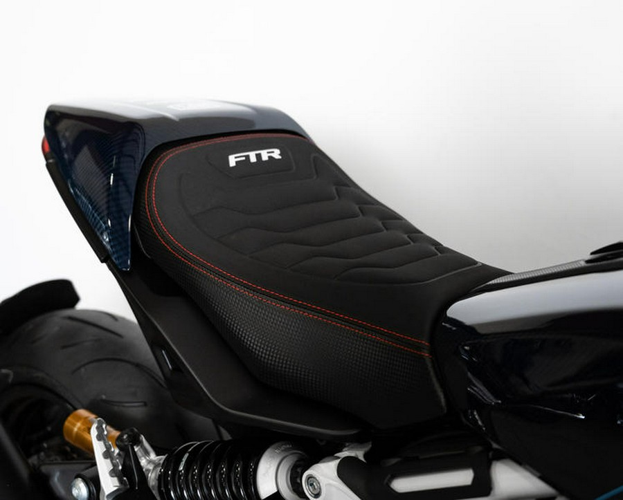 2024 Indian Motorcycle® FTR x 100% R Carbon Blue Candy Carbon