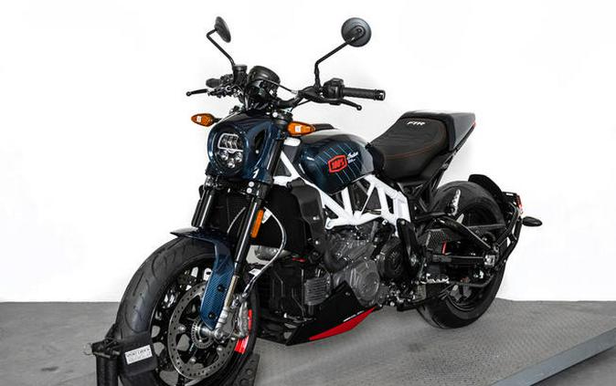 2024 Indian Motorcycle® FTR x 100% R Carbon Blue Candy Carbon