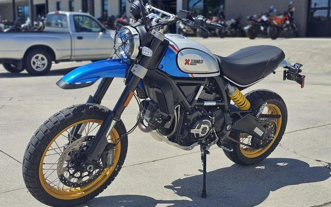 2023 Ducati Scrambler Desert Sled Sparking Blue