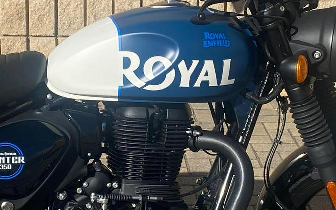 2024 Royal Enfield Hunter 350 Rebel Blue