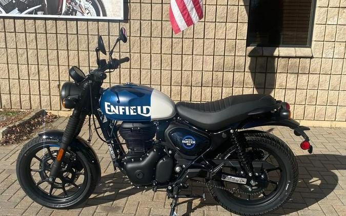 2024 Royal Enfield Hunter 350 Rebel Blue