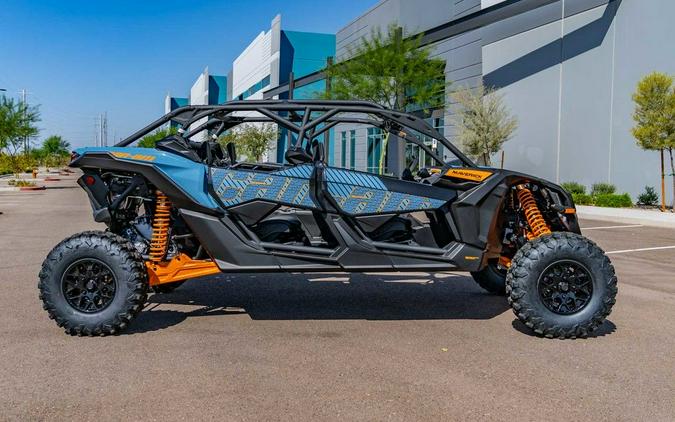 2025 Can-Am® Maverick X3 Max RS Turbo RR Scandi Blue & Orange Crush