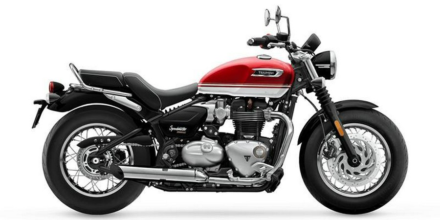 2026 Triumph Bonneville Speedmaster - Carnival Red / Crystal White