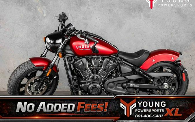 2025 Indian Scout Bobber Limited +Tech Sunset Red Smoke