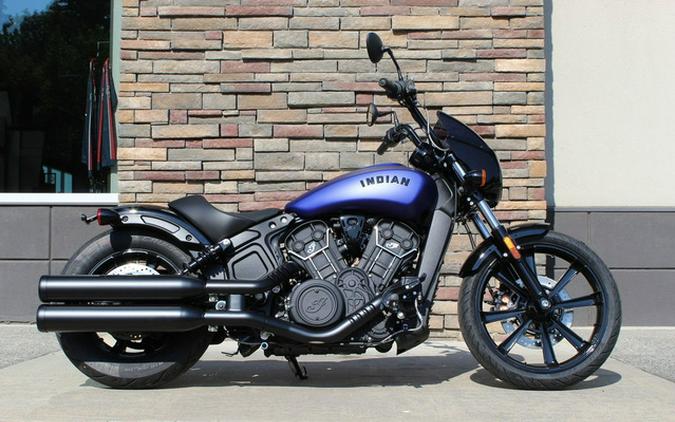 2024 Indian Scout Rogue Sixty ABS Spirit Blue Smoke