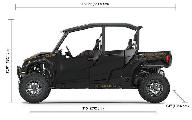 2023 Polaris Industries GENERAL XP 4 1000 PREMIUM - BLACK CRYSTAL