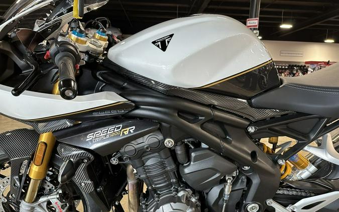 2022 Triumph Speed Triple 1200 RR Crystal White Storm Grey