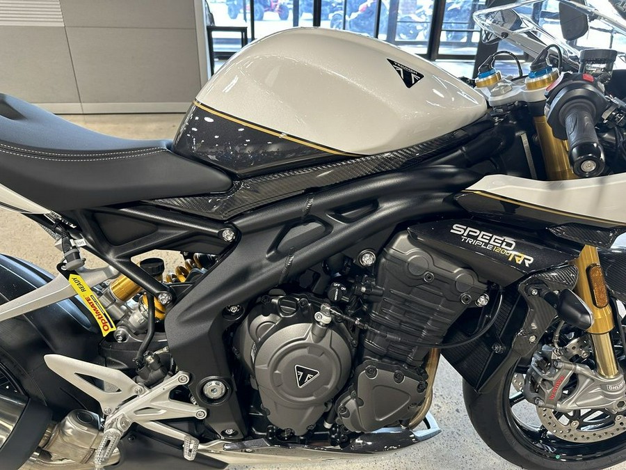 2022 Triumph Speed Triple 1200 RR Crystal White Storm Grey