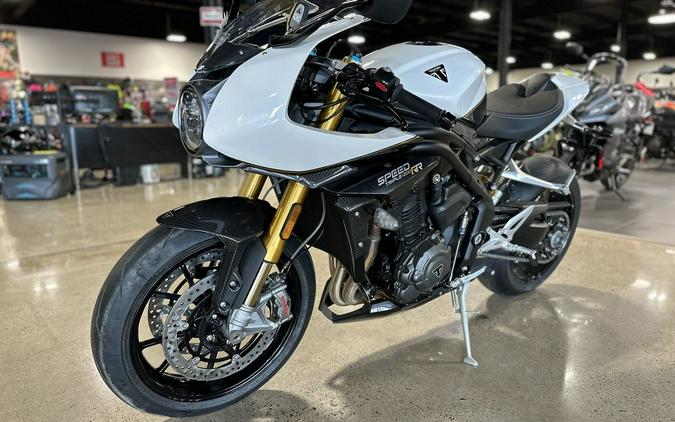 2022 Triumph Speed Triple 1200 RR Crystal White Storm Grey