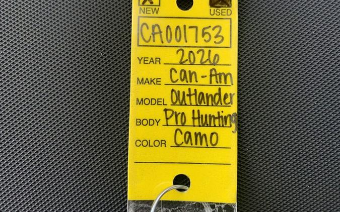2026 Can-Am Outlander Pro Hunting Edition HD7
