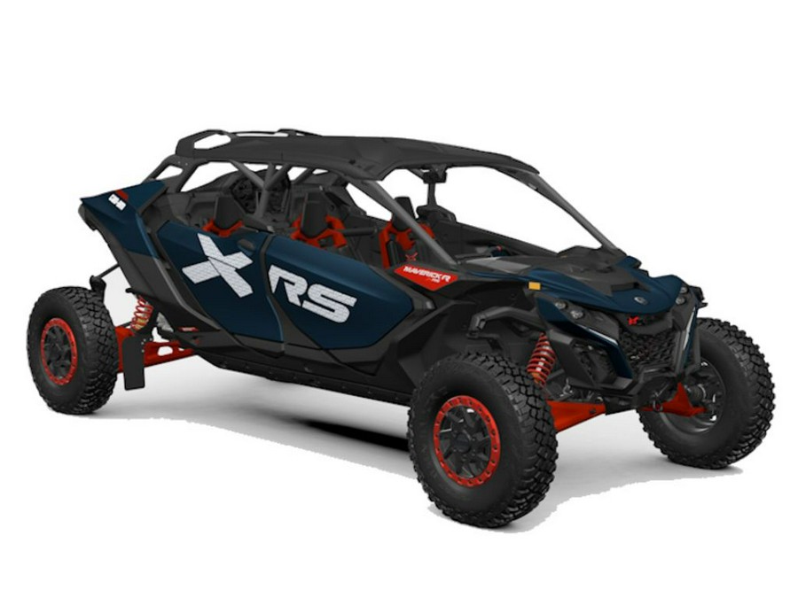 2025 Can-Am® Maverick R Max X RS With Smart-Shox Dusty Navy & Legion Red