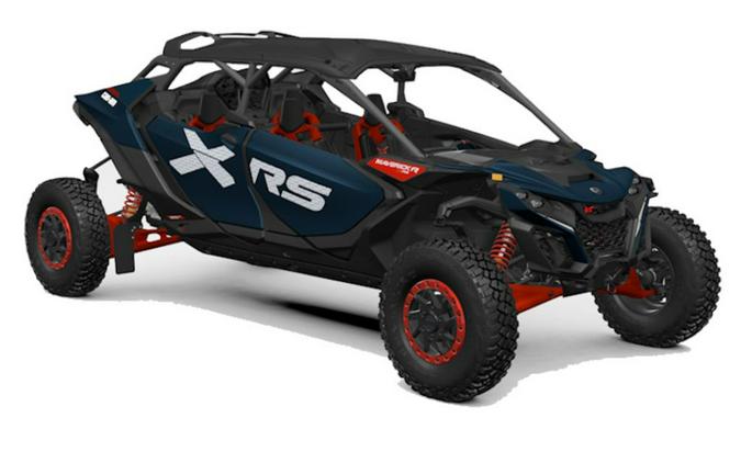 2025 Can-Am® Maverick R Max X RS With Smart-Shox Dusty Navy & Legion Red