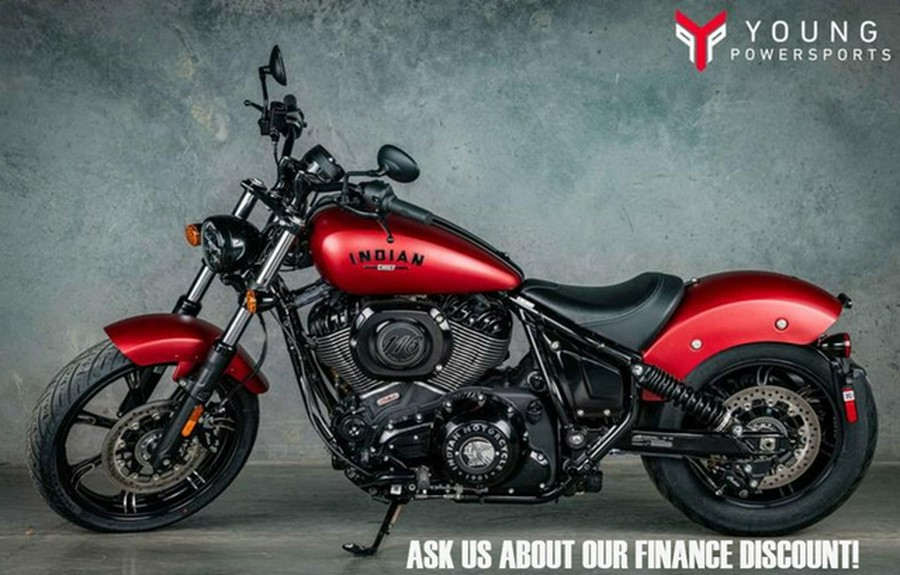 2025 Indian Chief Dark Horse Sunset Red Smoke