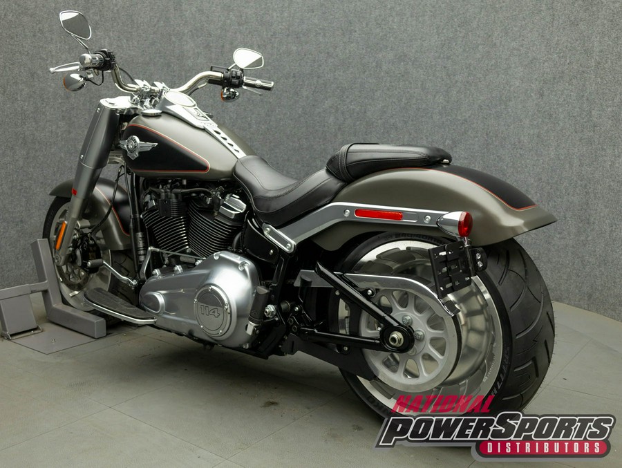 2019 HARLEY DAVIDSON FLFBS FAT BOY 114 W/ABS