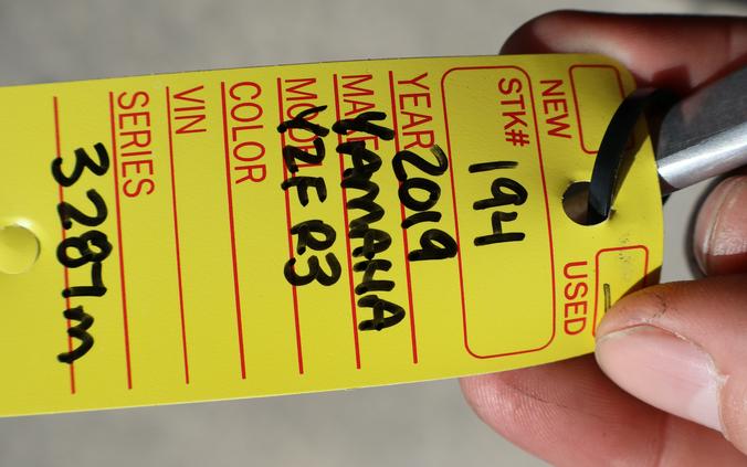 2019 Yamaha Motor Corp., USA YZF-R3