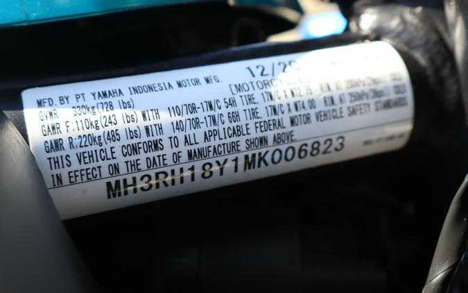 2021 Yamaha Motor Corp., USA YZF-R3 ABS