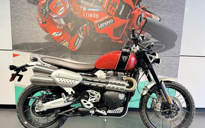2023 Triumph Scrambler 1200 XC Carnival Red Jet Black