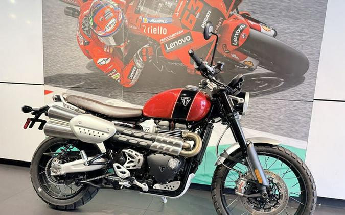 2023 Triumph Scrambler 1200 XC Carnival Red Jet Black
