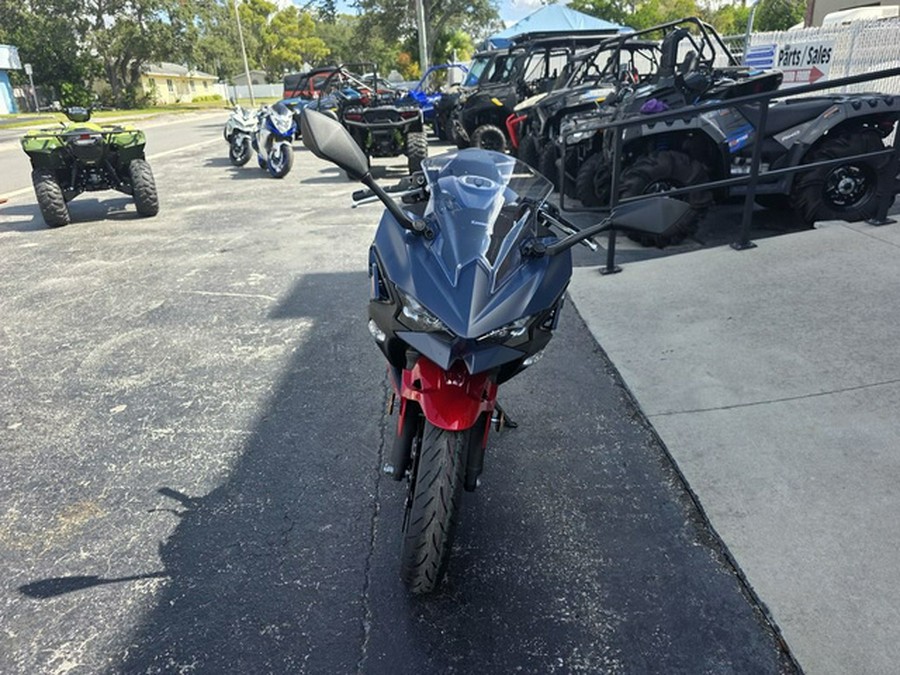 2026 Kawasaki Ninja 500 ABS Metallic Matte Twilight Blue SE ABS