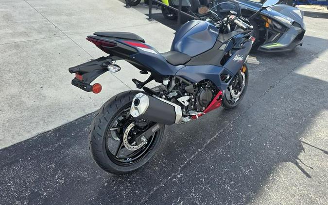 2026 Kawasaki Ninja® 500 ABS Metallic Matte Twilight Blue