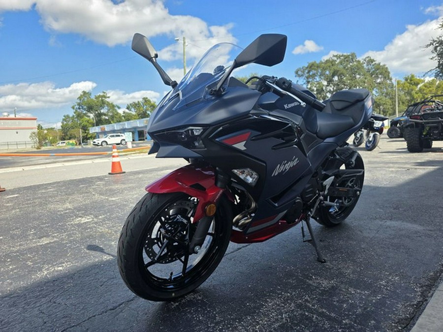 2026 Kawasaki Ninja 500 ABS Metallic Matte Twilight Blue SE ABS