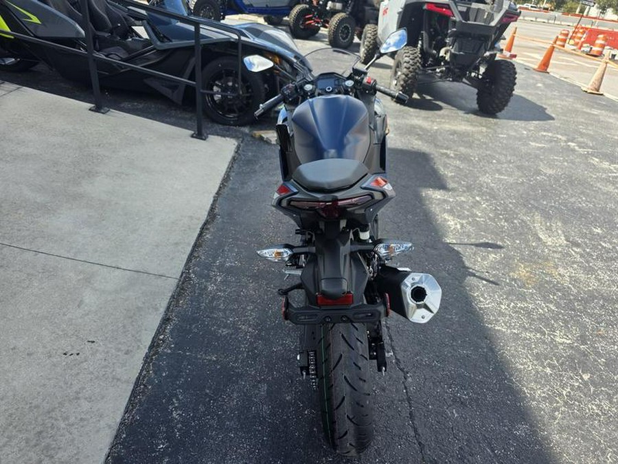 2026 Kawasaki Ninja® 500 ABS Metallic Matte Twilight Blue