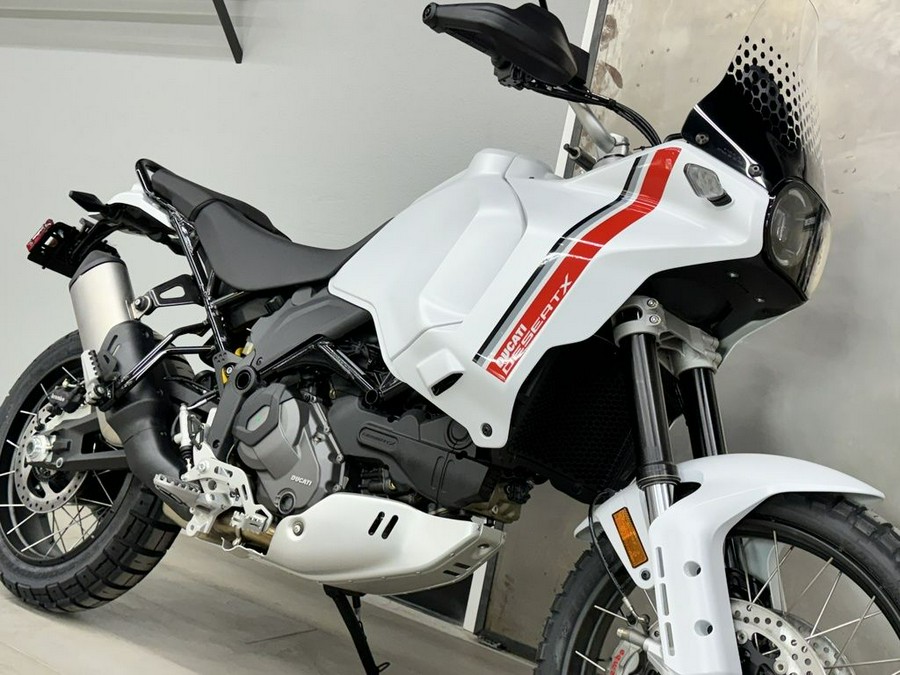 2026 Ducati Desert X Matt Star White Silk