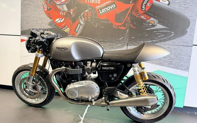 2017 Triumph Thruxton 1200 R Silver Ice