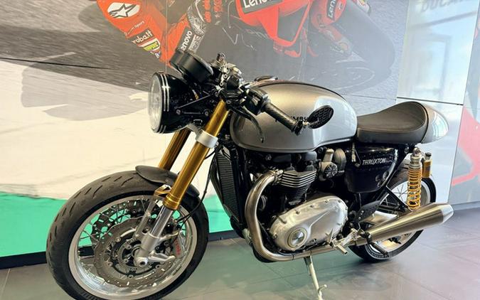 2017 Triumph Thruxton 1200 R Silver Ice