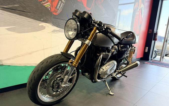 2017 Triumph Thruxton 1200 R Silver Ice
