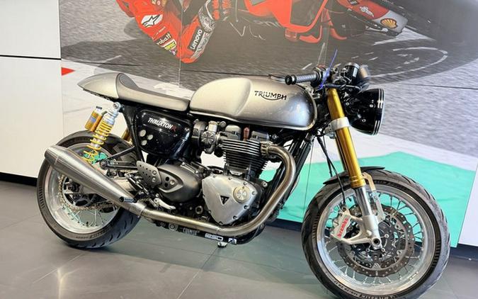 2017 Triumph Thruxton 1200 R Silver Ice