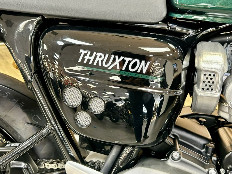 2025 Triumph Thruxton RS Final Edition Competition Green