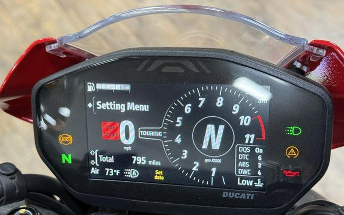 2022 Ducati Monster + Ducati Red