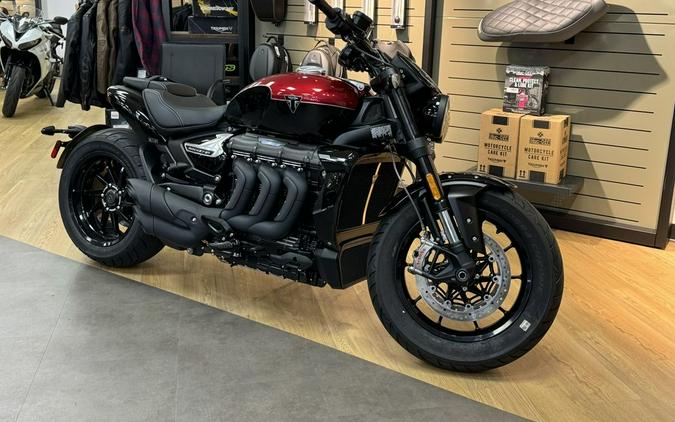 2025 Triumph Rocket 3 Storm R Carnival Red/Sapphire Black