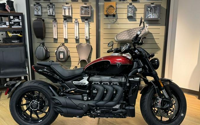 2025 Triumph Rocket 3 Storm R Carnival Red/Sapphire Black