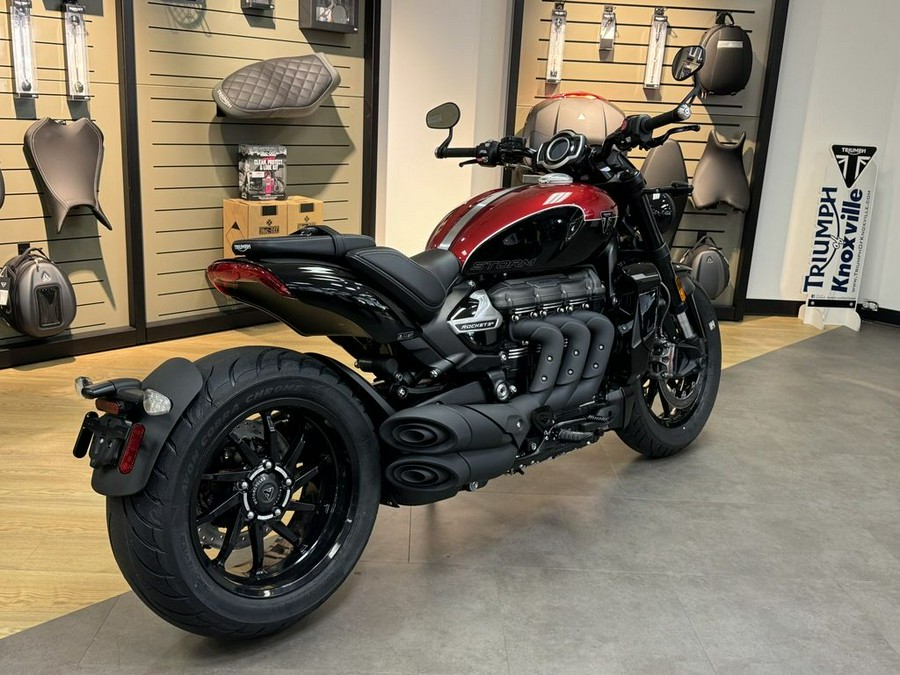 2025 Triumph Rocket 3 Storm R Carnival Red/Sapphire Black