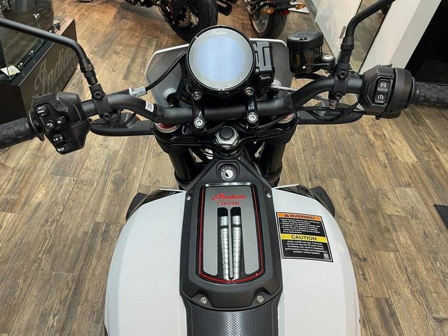 2023 Indian Motorcycle® FTR Sport White Lightning/Indy Red