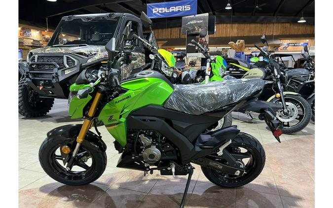 2024 Kawasaki Z125 Pro - Candy Lime Green