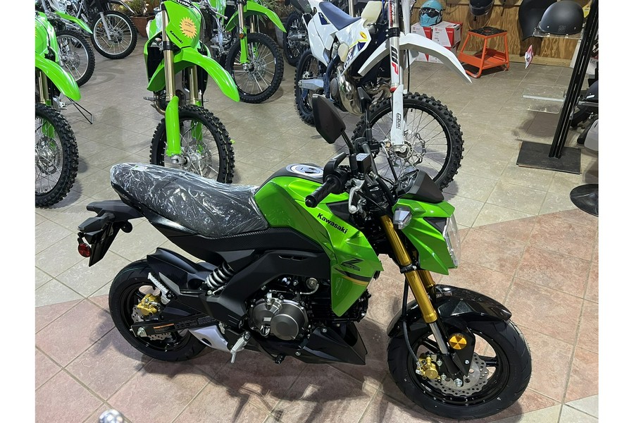 2024 Kawasaki Z125 Pro - Candy Lime Green