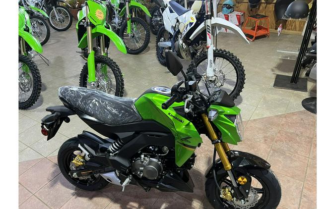 2024 Kawasaki Z125 Pro - Candy Lime Green