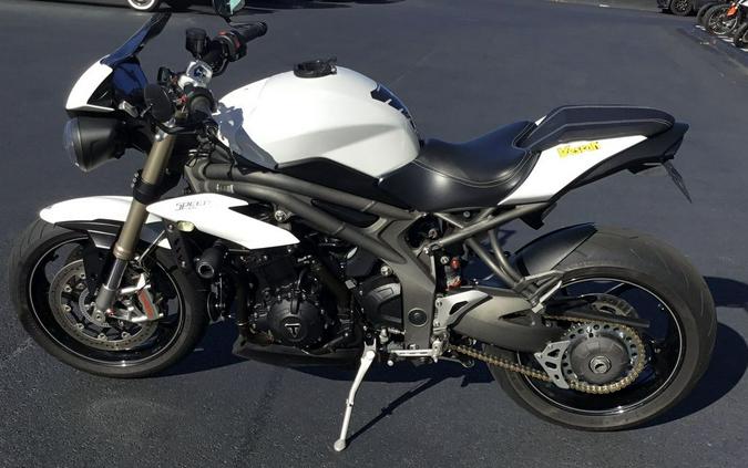 2019 Triumph Speed Triple S Crystal White